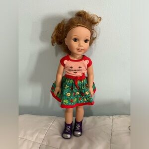 American girl doll Wellliewishers Willa 14.5"